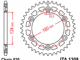 Achtertandwiel Honda CBR Fireblade