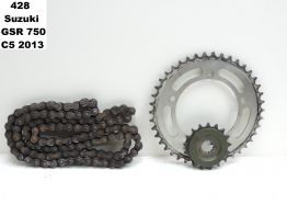 Ketting en tandwielset Suzuki GSR 750