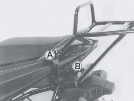 Rear carrier top box Suzuki SV 650