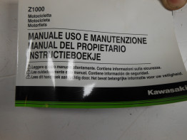 Fahrerhandbuch Kawasaki Z 1000