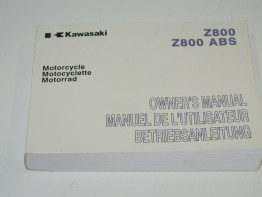 Instructieboekje Kawasaki Z 800