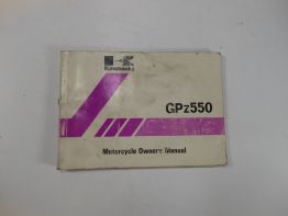 Instructieboekje Kawasaki GPZ 550