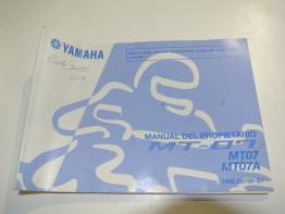 Instructieboekje Yamaha MT 07