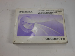 Instructieboekje Honda CB 600 F