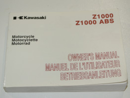 Instructieboekje Kawasaki Z 1000