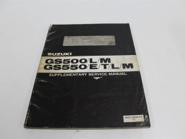 Werkplaatshandboek Suzuki GS 550