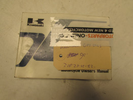 Instructieboekje Kawasaki GPZ 500