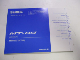 Manuel Yamaha MT 09