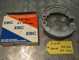 Remblokken achter Kawasaki KH 400