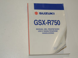 Fahrerhandbuch Suzuki GSX R 750