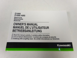 Instructieboekje Kawasaki Z 1000