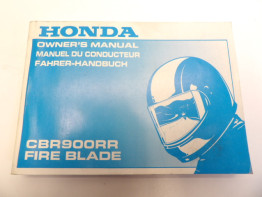 Fahrerhandbuch Honda CBR 900 RR
