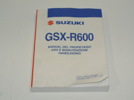 Fahrerhandbuch Suzuki GSX R 600