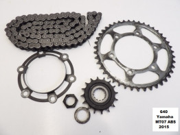 Ketting en tandwielset Yamaha MT 07