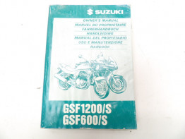 Instructieboekje Suzuki GSF 1200 Bandit