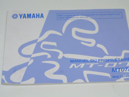 Manuel Yamaha MT 07
