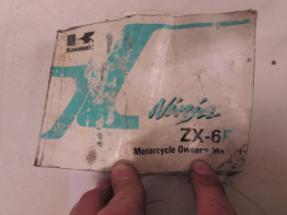 Fahrerhandbuch Kawasaki ZX 6 R