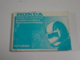 Instructieboekje Honda NTV 650