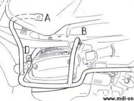 Valbeugel BMW R 1100 GS