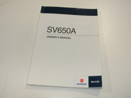 Fahrerhandbuch Suzuki SV 650