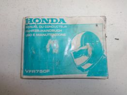 Instructieboekje Honda VFR 750