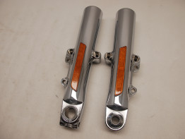 Fork pipe outside Harley Davidson Touring FL