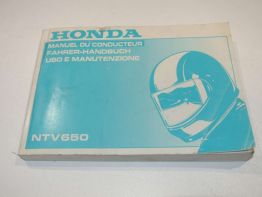Instructieboekje Honda NTV 650