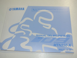 Instructieboekje Yamaha MT 09