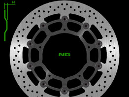 Brake disc front Yamaha YZF R1
