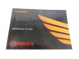 Instructieboekje Honda CBR 650 F
