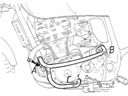 Motorschutzbugel Sturzbugel Suzuki GSF 600 650 Bandit 
