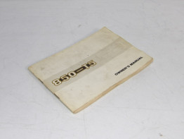 Instructieboekje Moto Guzzi 850 T5