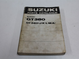 Parts book Suzuki GT 380