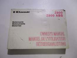 Instructieboekje Kawasaki Z 800