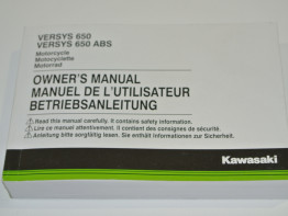 Instructieboekje Kawasaki VERSYS 650