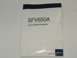 Manuel Suzuki SFV 650 Gladius