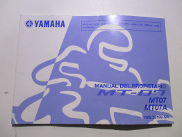Instructieboekje Yamaha MT 07