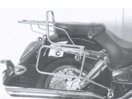 Kofferbeugel set Honda VTX 1300