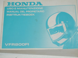 Instructieboekje Honda VFR 800 I