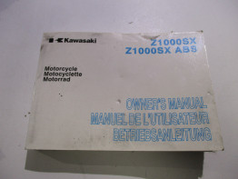 Instructieboekje Kawasaki Z 1000 Sx