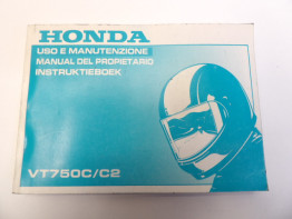 Instructieboekje Honda VT 750 Shadow