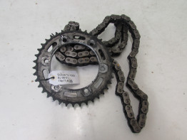 Chain and sprocket kit Suzuki TL 1000