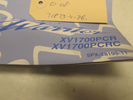 Instructieboekje Yamaha XV 1700 Roadster Warrior