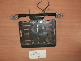 License plate holder Kawasaki Z 750