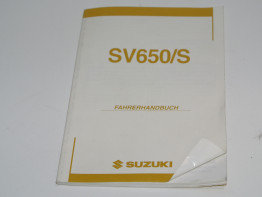 Fahrerhandbuch Suzuki SV 650