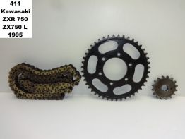 Ketting en tandwielset Kawasaki ZXR 750