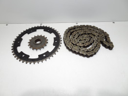 Chain and sprocket kit Aprilia Caponord 1000
