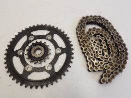 Chain and sprocket kit Yamaha FZ6