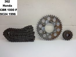 Ketting en tandwielset Honda CBR 1000 F