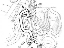 Motorschutzbugel Sturzbugel Honda VTX 1800